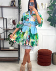 ROBE LIVIA - BLEU