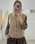 BOLERO REVERSIBLE - CAMEL