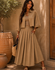JUPE LOUISE - BEIGE