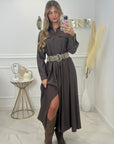 ROBE ELISE - CHOCOLAT