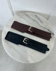 CEINTURE KRIS - CHOCO