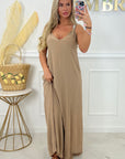 ROBE ALISSON - TAUPE