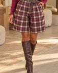 SHORT EMMA - CERISE