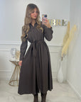 ROBE ELISE - CHOCOLAT