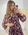 ROBE CAPUCINE - FLORALE