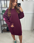 ROBE ESMA - BURGUNDY