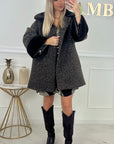 MANTEAU JOCE - CHOCOLAT