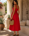 ROBE INAYA - ROUGE