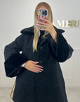 MANTEAU JOCE - NOIR