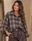 CHEMISE LAURE - CHOCO