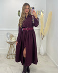ROBE ELISE - PRUNE