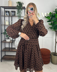 ROBE CAPUCINE - POIS