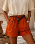 SHORT AVA - TERRACOTA