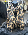 ECHARPE LÉOPARD - CAMEL