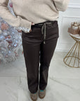 PANTALON ELINA - CHOCO