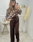 PANTALON LISA - CHOCOLAT