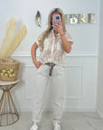 PANTALON SORAYA - BEIGE