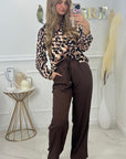 PANTALON LISA - CHOCOLAT