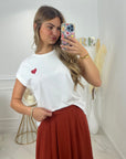 T-SHIRT LOVELY - TERRACOTTA