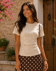 TOP BISIA - BEIGE