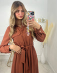 ROBE ELISE - TERRACOTTA