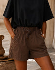 SHORT AVA - CHOCO