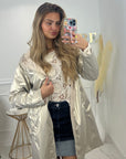 PARKA RÉVERSIBLE - BEIGE ET OR