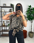 BLOUSE LOU - LÉOPARD