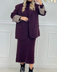 ROBE NINON - BORDEAUX