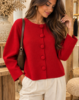 CARDIGAN SONIA - ROUGE