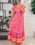 ROBE FLORA - ROSE