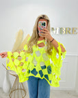 HAUT FILET - JAUNE FLUO