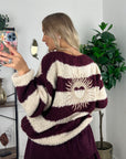 PULL LISE - BORDEAUX