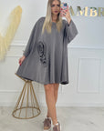ROBE ROSALIA - TAUPE