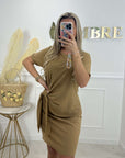 ROBE NOEUD - CAMEL