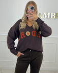PULL J’ADORE - CHOCOLAT