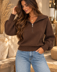 PULL LUCILE - CHOCO