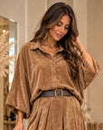 CHEMISE ROMY - CAMEL