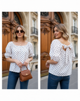 BLOUSE MONA - BLANC