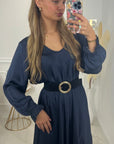 ROBE SELENA - BLEU NUIT