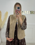 BOLERO REVERSIBLE - CAMEL