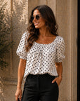 BLOUSE MONA - BLANC