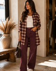 CHEMISE ZOÉ - CERISE