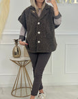 VESTE MARGOT - CHOCOLAT