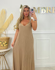 ROBE ALISSON - TAUPE