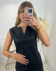 ROBE MORGANE - NOIRE