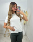 T-SHIRT SAMIA - BLANC