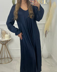 ROBE SELENA - BLEU NUIT