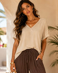HAUT MALYA - BEIGE