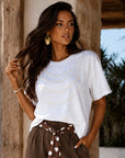 T-SHIRT LYLY - BLANC